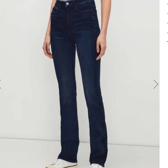 7 for All Mankind Ultra High Rise Skinny Bootcut in Mariposa Size 25/26 - Picture 4 of 10